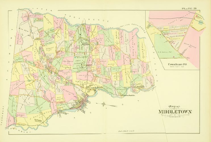Plate 23, Atlas of Delaware County, 1892