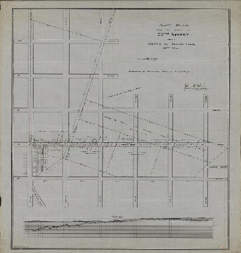 Plan, Jury plan for the opening of 29th Street from Morris to Jackson Street, 36th Ward. D-17, No. 2, 1908