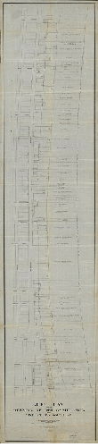 Plan, Jury plan for the opening of Delaware Ave. from Vine St. to South St., 5th & 6th Wards, as per ordinance of Councils approved June 23rd, 1893. Confirmed by Board of Surveyors November 19th, 1894. According to ordinance of Councils approved Mar. 18th, 1895, 1894