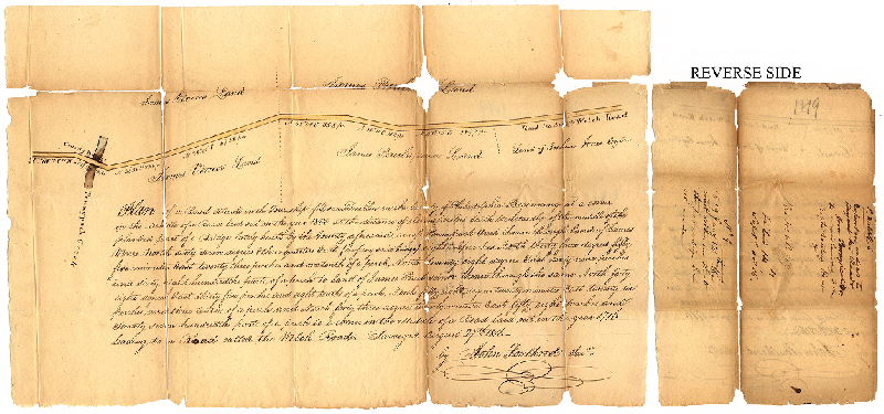 Plan, Plan of a road situate in the Township of Lower Dublin in the City of Philadelphia, 1816