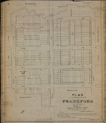 Plan, Plan of lots situate in the Borough of Frankford in the County of Philadelphia. The property of Charles Murphy. Surveyed as above and delineated Nov. 1849 by John Foulkrod Survr., 1849