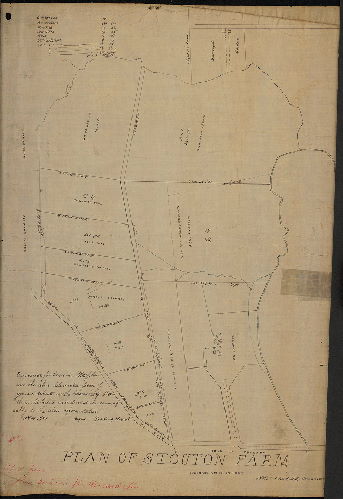 Plan, Plan of Stouton Farm [Copy of Reading Howell plan], 1799