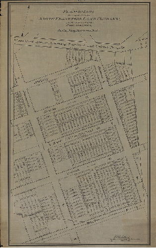 Plan, Plan of lots surveyed for the North Frankford Land Company, Thirty-fifth Ward, Philadelphia, 1896