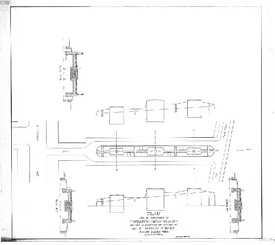 Plan, Plan for improvement of Twenty-seventh St. between Allegheny Ave. and Willard St. as a garden street, Thirty-eighth Ward, Philadelphia. , 1917 ca.