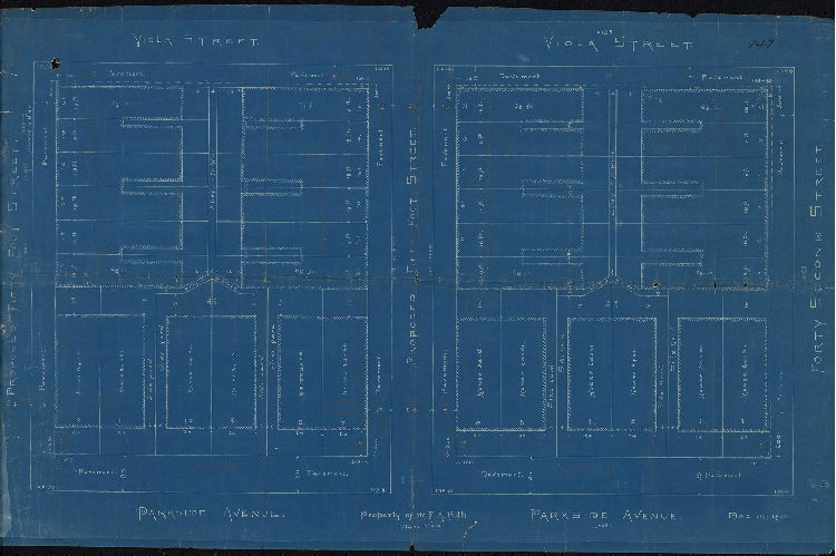Plan, Property of Mr. F. A. Poth. 1/16 in. scale., 1900
