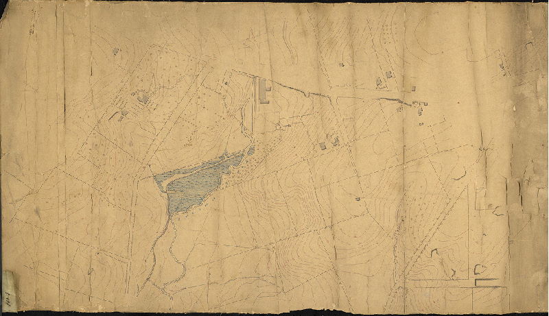 Plan, [No title. Topography of City Plan 248 probably by George Hancock], 1870 ca.