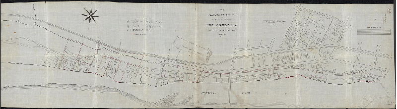 Plan, Map of the Manayunk Canal in the 21st Ward of the City of Philadelphia, with the lands of the Sch. Nav. Co. [Schuylkill Navigation Co.] adjacent. 1859., 1859