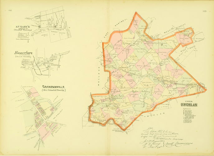 Upper Uwchlan, Cochranville, Chester County, Pennsylvania, 1883
