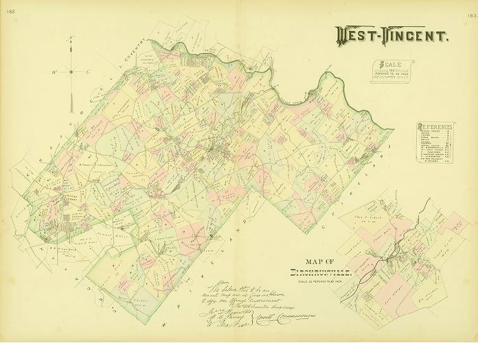 West Vincent, Chester County, Pennsylvania, 1883